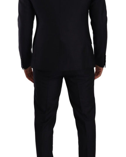 Dolce & Gabbana Blue MARTINI Slim fit 2 Piece Coat Suit