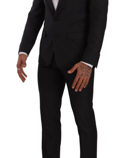 Dolce & Gabbana Black MARTINI Single Breasted 2 Piece Suit