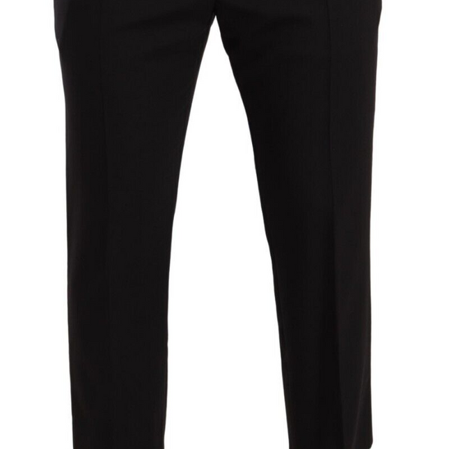 Dolce & Gabbana Gray Bordeaux Wool Trouser Dress Pants