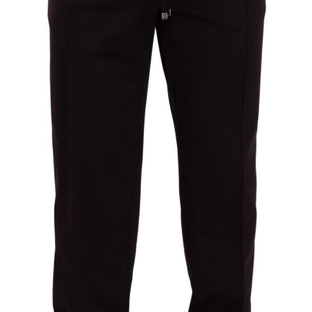 Dolce & Gabbana Bordeaux Cotton Mens Skinny Trouser Pants