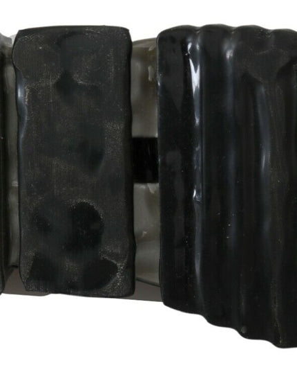 Dolce & Gabbana Black White SORRENTO Sport Stretch Sneakers