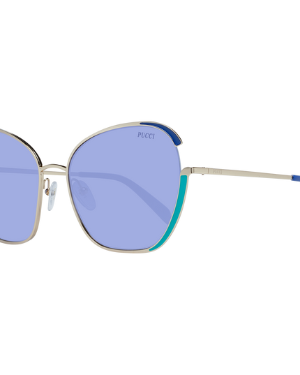 Emilio Pucci Gold Metal Sunglasses
