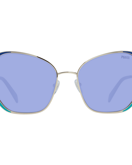 Emilio Pucci Gold Metal Sunglasses