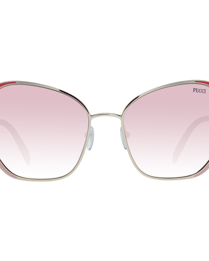 Emilio Pucci Gold Metal Sunglasses