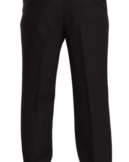 Domenico Tagliente Gray Polyester Single Breasted Formal Suit