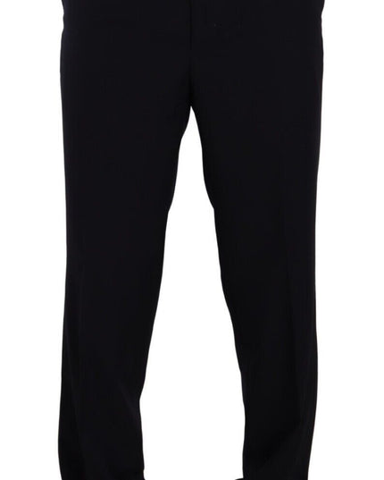 Domenico Tagliente Blue Polyester Single Breasted Formal Suit