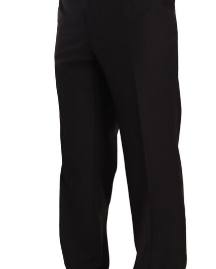 Domenico Tagliente Gray Polyester Single Breasted Formal Suit