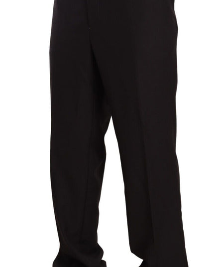 Domenico Tagliente Gray Polyester Single Breasted Formal Suit