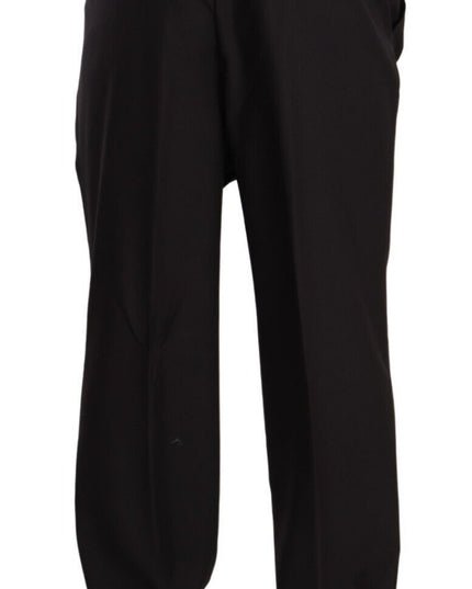 Domenico Tagliente Gray Polyester Single Breasted Formal Suit