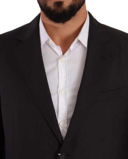 Domenico Tagliente Dark Gray Single Breasted Formal Suit