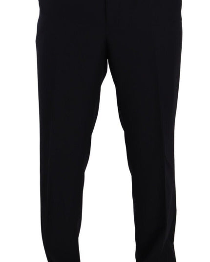 Domenico Tagliente Blue Polyester Single Breasted Formal Suit