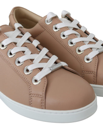 Jimmy Choo Powder Pink Nappa Leather Sneakers