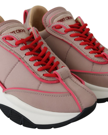 Jimmy Choo Ballet Pink Chic Padded Sneakers