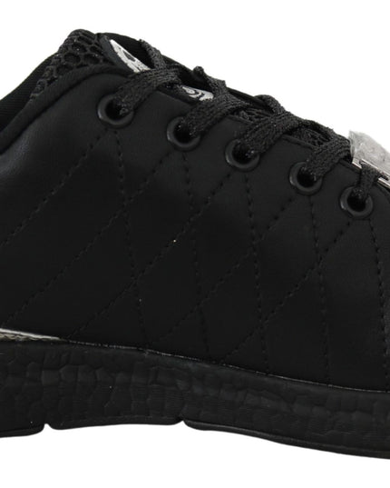 Plein Sport Exquisite Black Runner Gisella Sports Sneakers