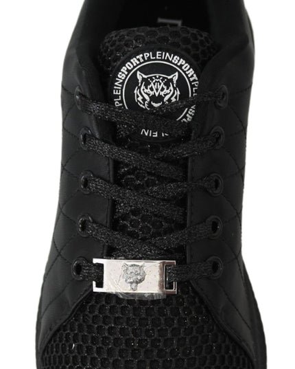 Plein Sport Exquisite Black Runner Gisella Sports Sneakers