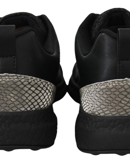 Plein Sport Exquisite Black Runner Gisella Sports Sneakers