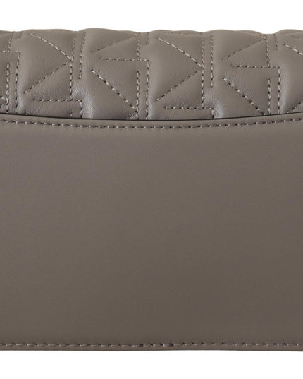 Karl Lagerfeld Light Grey Leather Crossbody Bag