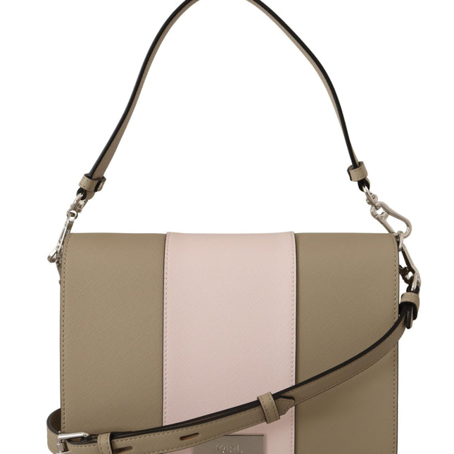Karl Lagerfeld Sage Polyurethane Shoulder Bag