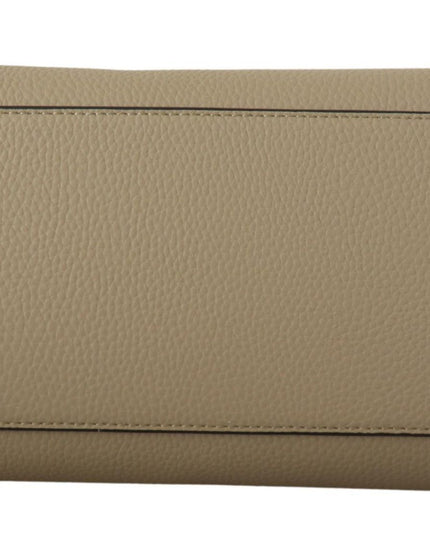 Karl Lagerfeld Sage Green Leather Tote Bag