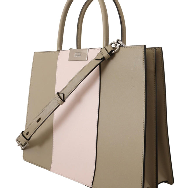 Karl Lagerfeld Sage Green Polyurethane Tote Shoulder Bag
