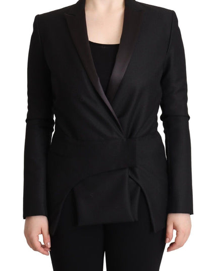 Costume National Black Long Sleeves Double Breasted Jacket