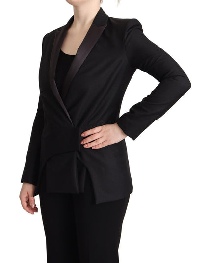 Costume National Black Long Sleeves Double Breasted Jacket