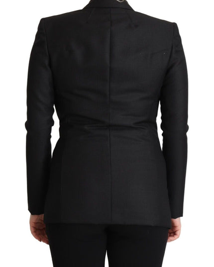 Costume National Black Long Sleeves Double Breasted Jacket