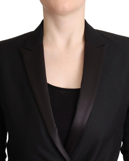 Costume National Black Long Sleeves Double Breasted Jacket