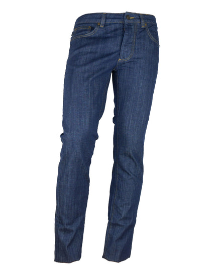 Cavalli Class Elegant Dark Blue Denim Essentials