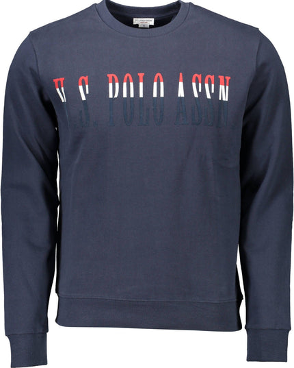 U.S. POLO ASSN. Blue Cotton Men Sweater