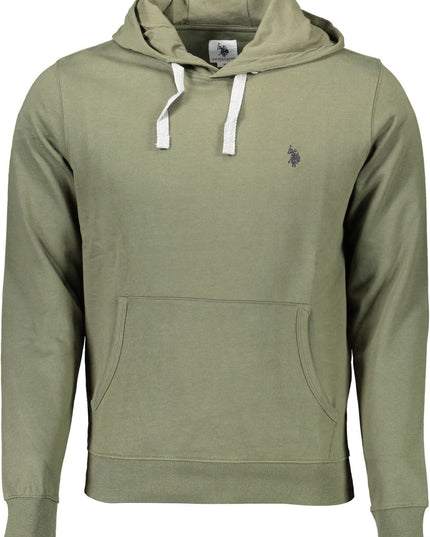 U.S. POLO ASSN. Green Cotton Men Sweater