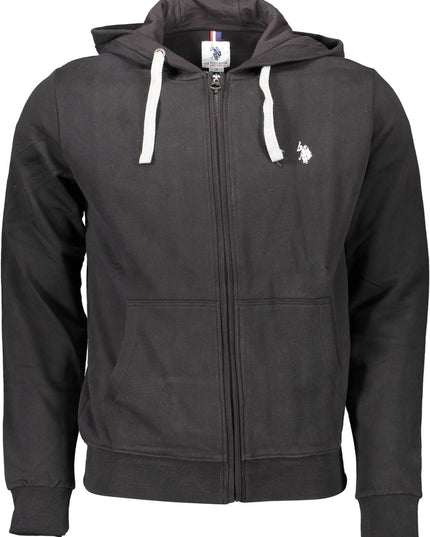U.S. POLO ASSN. Black Cotton Men Sweater