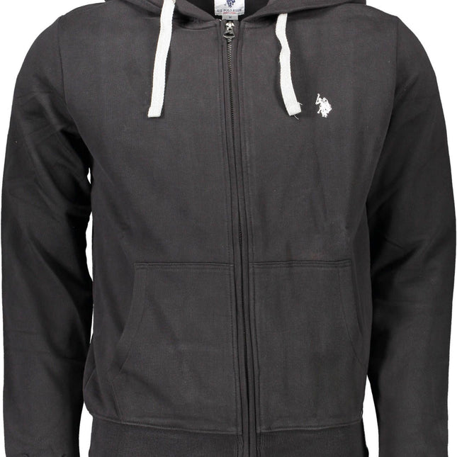 U.S. POLO ASSN. Black Cotton Men Sweater