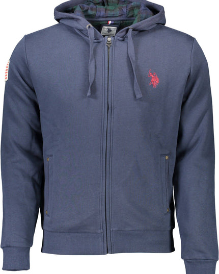 U.S. POLO ASSN. Blue Cotton Men Sweater