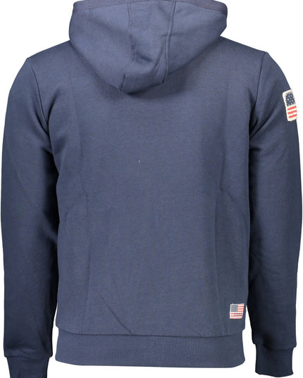 U.S. POLO ASSN. Blue Cotton Men Sweater