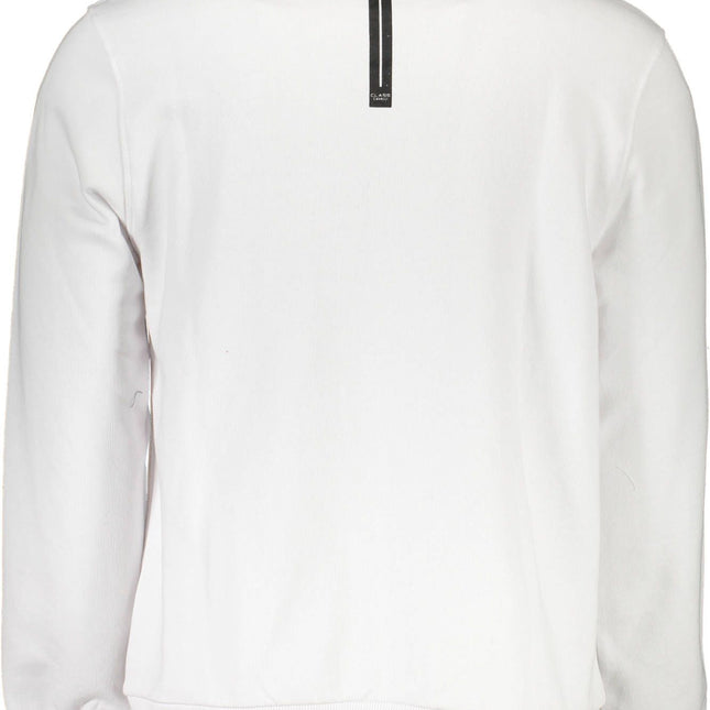 Cavalli Class White Cotton Men Sweater