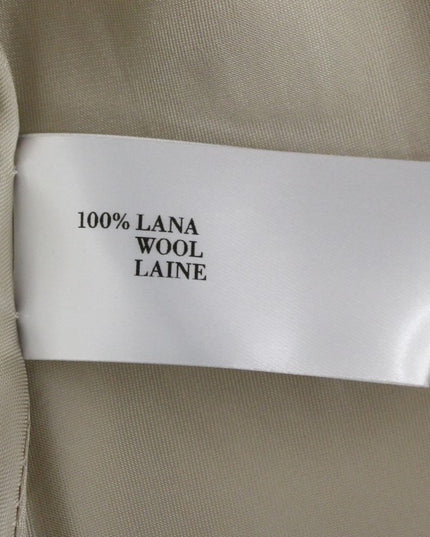 Andrea Incontri White Printed Shift V-neck Sheath Dress