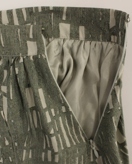 Comeforbreakfast Gray Mini Short A-Line Skirt