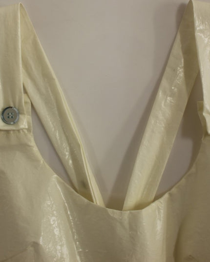 Licia Florio White Halterneck Knee Length Tea Dress