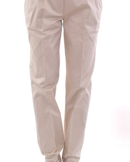 Dolce & Gabbana Beige Cotton Chinos Pants