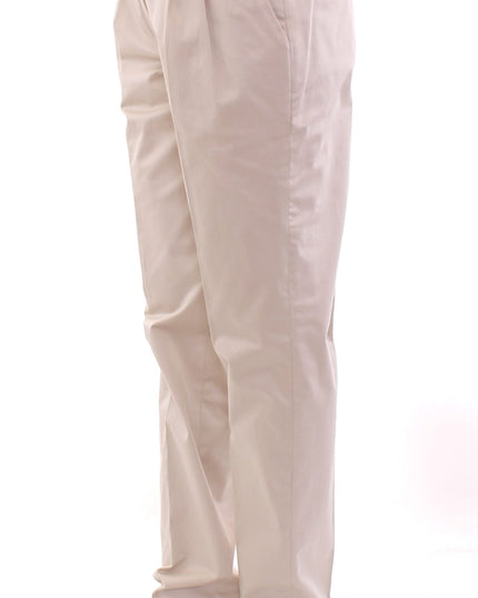 Dolce & Gabbana Beige Cotton Chinos Pants