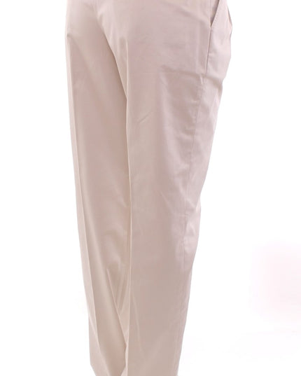 Dolce & Gabbana Beige Cotton Chinos Pants