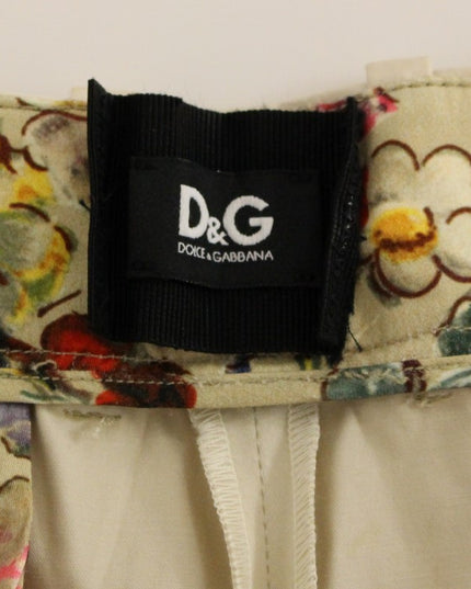 Dolce & Gabbana Beige Cotton Chinos Pants