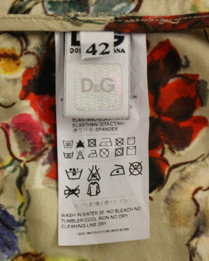 Dolce & Gabbana Beige Cotton Chinos Pants