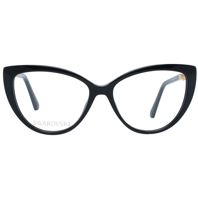 Swarovski Elegant Black Cat Eye Designer Eyeglasses