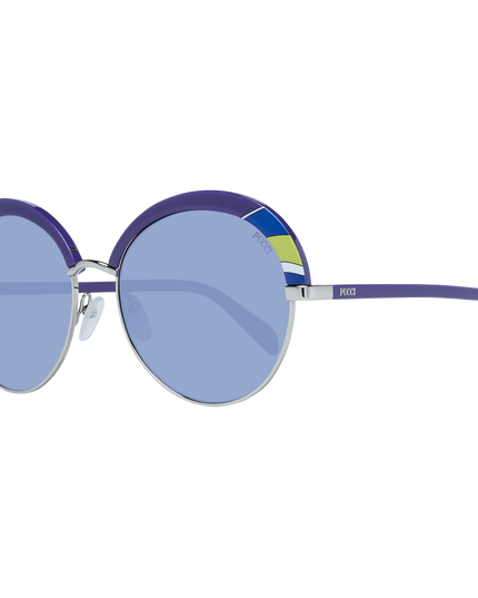 Emilio Pucci Purple Metal & Plastic Sunglasses