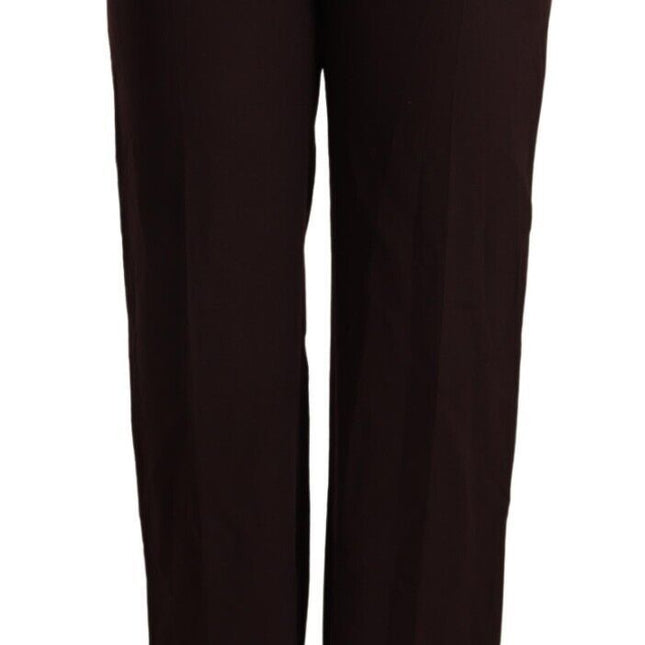 Patrizia Pepe Black High Waist Straight Formal Pants