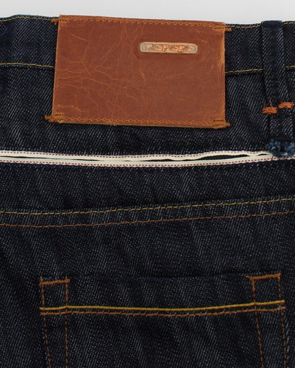 Acht Blue Denim Cotton Bottoms Straight Fit Jeans