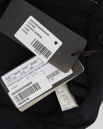 Ermanno Scervino Blue Cotton 3/4 Length Pants