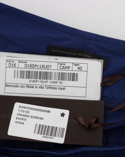Ermanno Scervino Blue Above Knees Bermuda Shorts